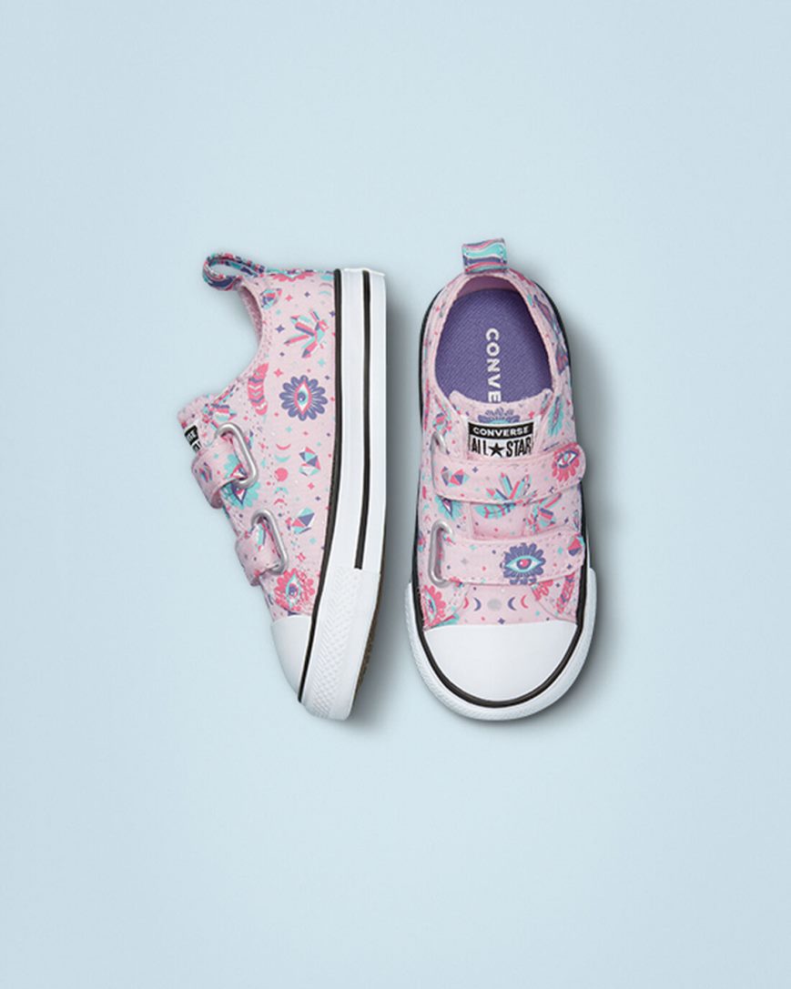 Tenisi Baieti Converse Chuck Taylor All Star Easy-On Mystic Gems Roz | RO QCFAK186